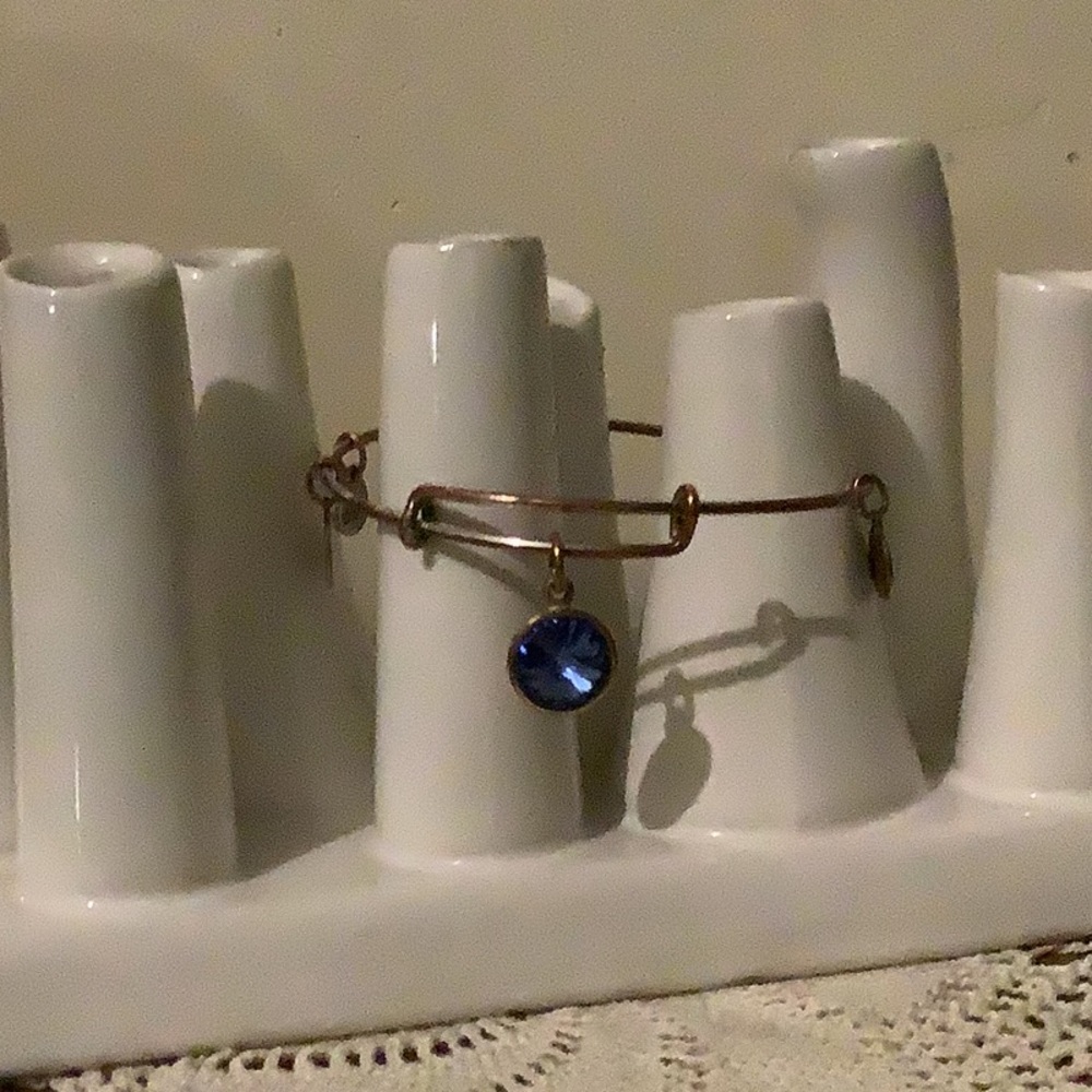 ❤️3 for$20❤️Alex and Ani September Birthstone Bracelet Silver